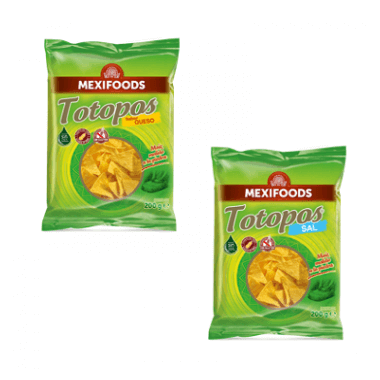 Mexifoods Totopos - Sal | Queso 