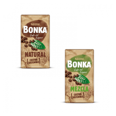 Bonka café molido natural y mezcla 250g