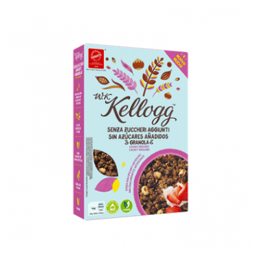 W.K.Kellogg W.K. Kellogg Sin Azucares Añadidos Cacao y Avellana