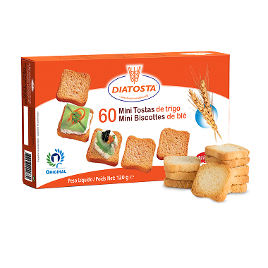 Diatosta Mini tostas 120g