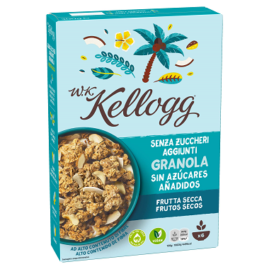 W.K. Kellogg's WK Kellogg's Sin azúcar añadido Frutos secos