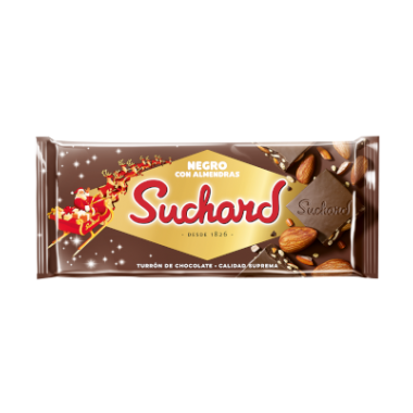 Suchard Suchard Turrón De Chocolate Negro Y Almendras Enteras
