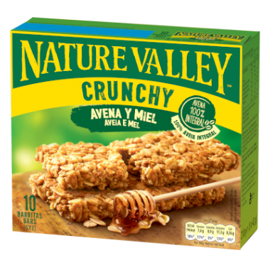 Nature Valley Barritas Crunchy Avena y Miel