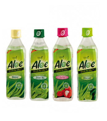 Aloe Drinks For Life Boissons à base de pulpe fraiche d'Aloe Vera