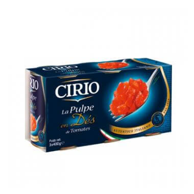 Cirio Pulpe de tomates en dés 