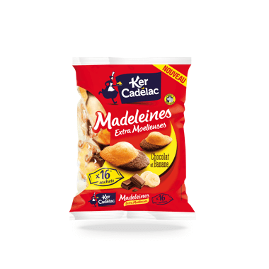 Madeleines Choco-Banane