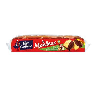 Ker Cadelac Le Moelleux Marbré goût Chocolat Noisette