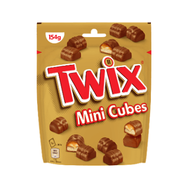 Twix Mini Cubes
