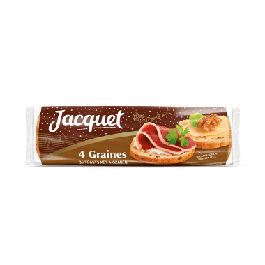 Jacquet Toasts Ronds 4 graines