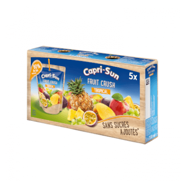 Capri-Sun Fruit Crush Tropical Sans sucres ajoutés