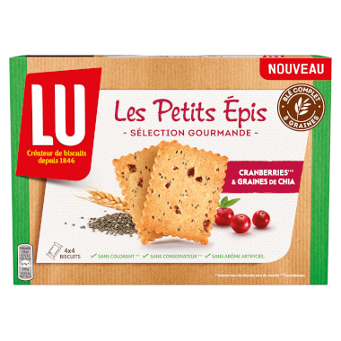 Lu LES PETITS ÉPIS - Cranberries & Graines de Chia