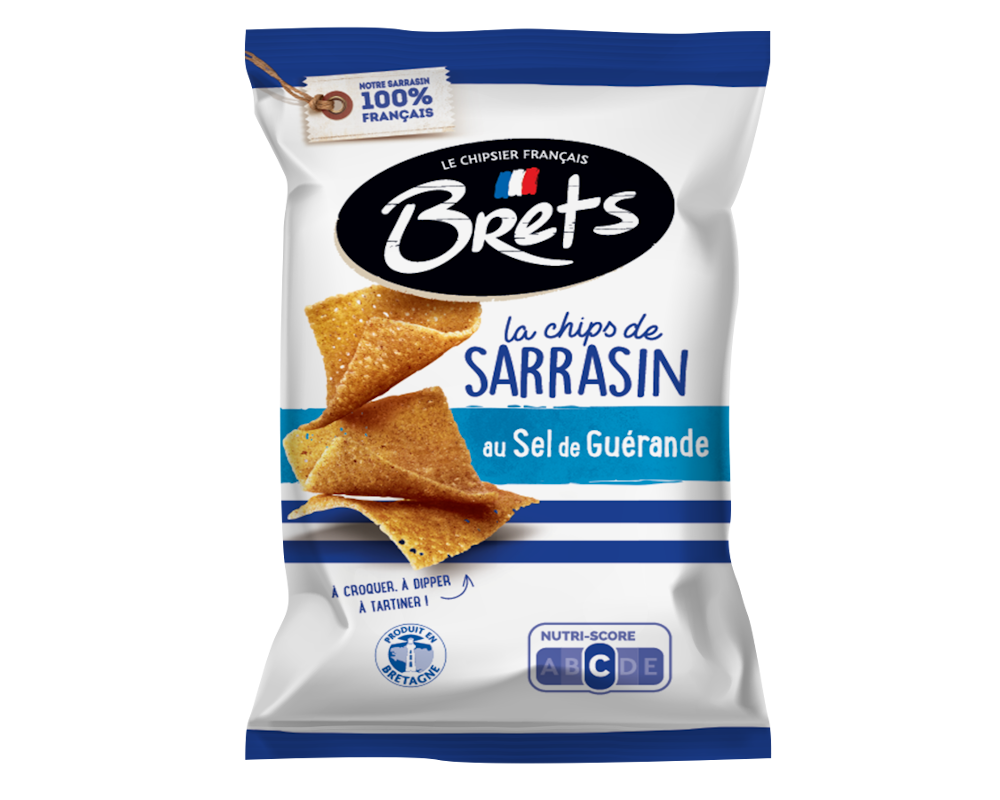 Brets Chips de Sarrasin Nature au Sel de Guérande