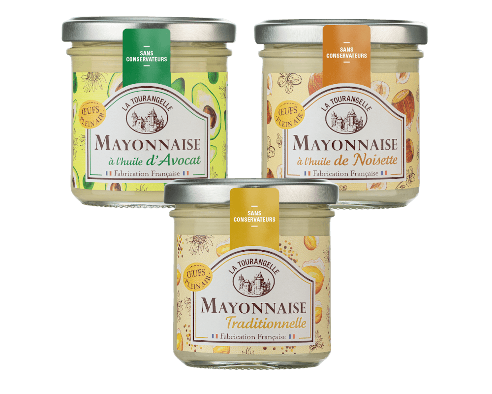 Mayonnaise Traditionnelle, Avocat ou Noisette