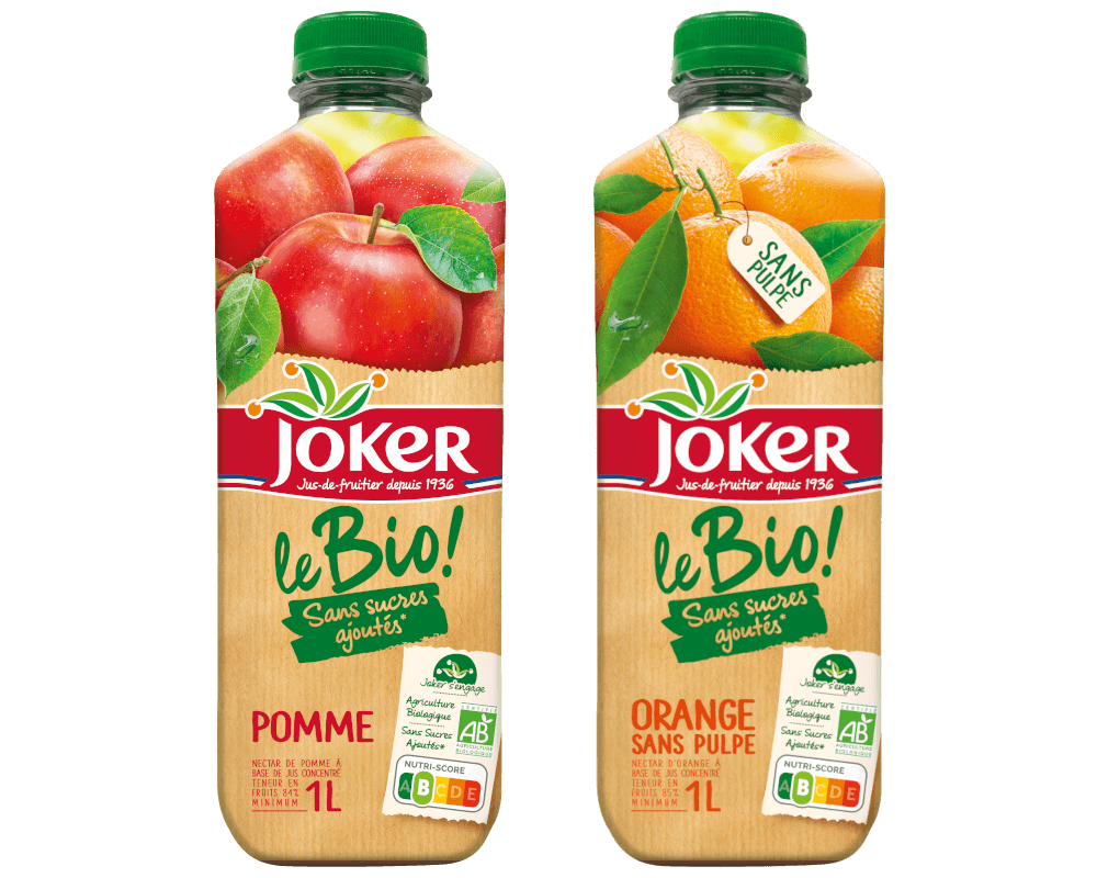 Joker le Bio Orange sans pulpe 1L