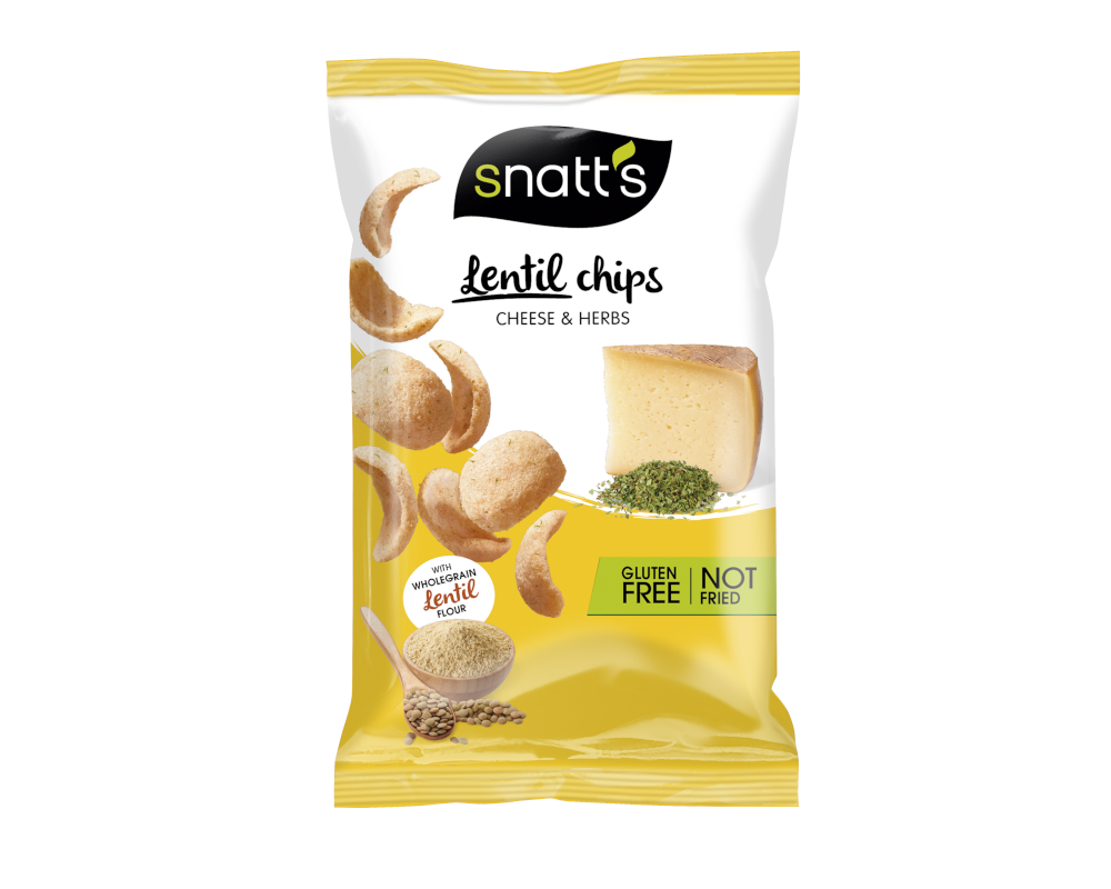 Snatt's Chips de lentilles au formage et herbes 