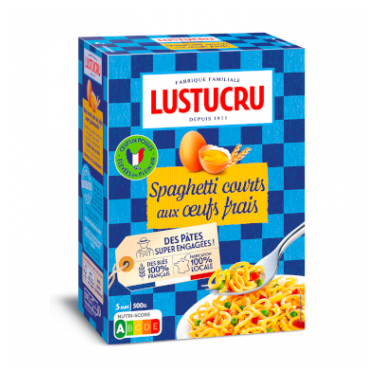 Spaghetti courts - Pâtes aux Œufs Frais