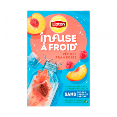 Lipton Infuse à Froid Pêche Framboise