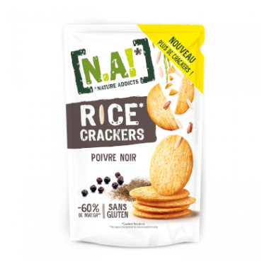 Nature Addicts Child of Rice Crackers Poivre 85G