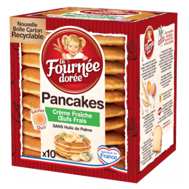 La Fournée Dorée 10 Pancakes Crème Fraîche 350g