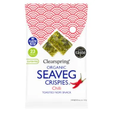 Clearspring Organic Seaveg Crispies - Chilli