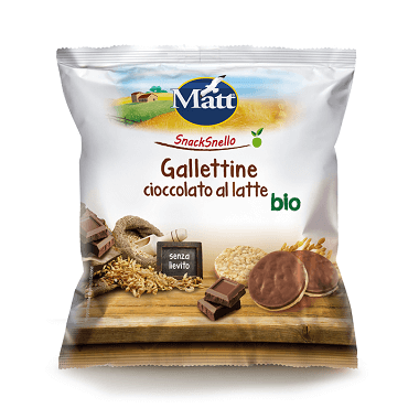 Matt Gallettine Cioccolato al latte Bio