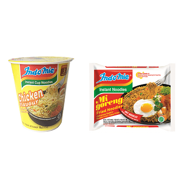 Indomie Instant Noodles Mi Goreng e Chicken Cup 