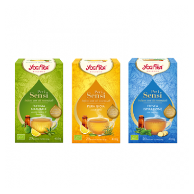 Yogi Tea® Per i Sensi Yogi Tea Energia Naturale - Pura gioia - Fresca Ispirazione